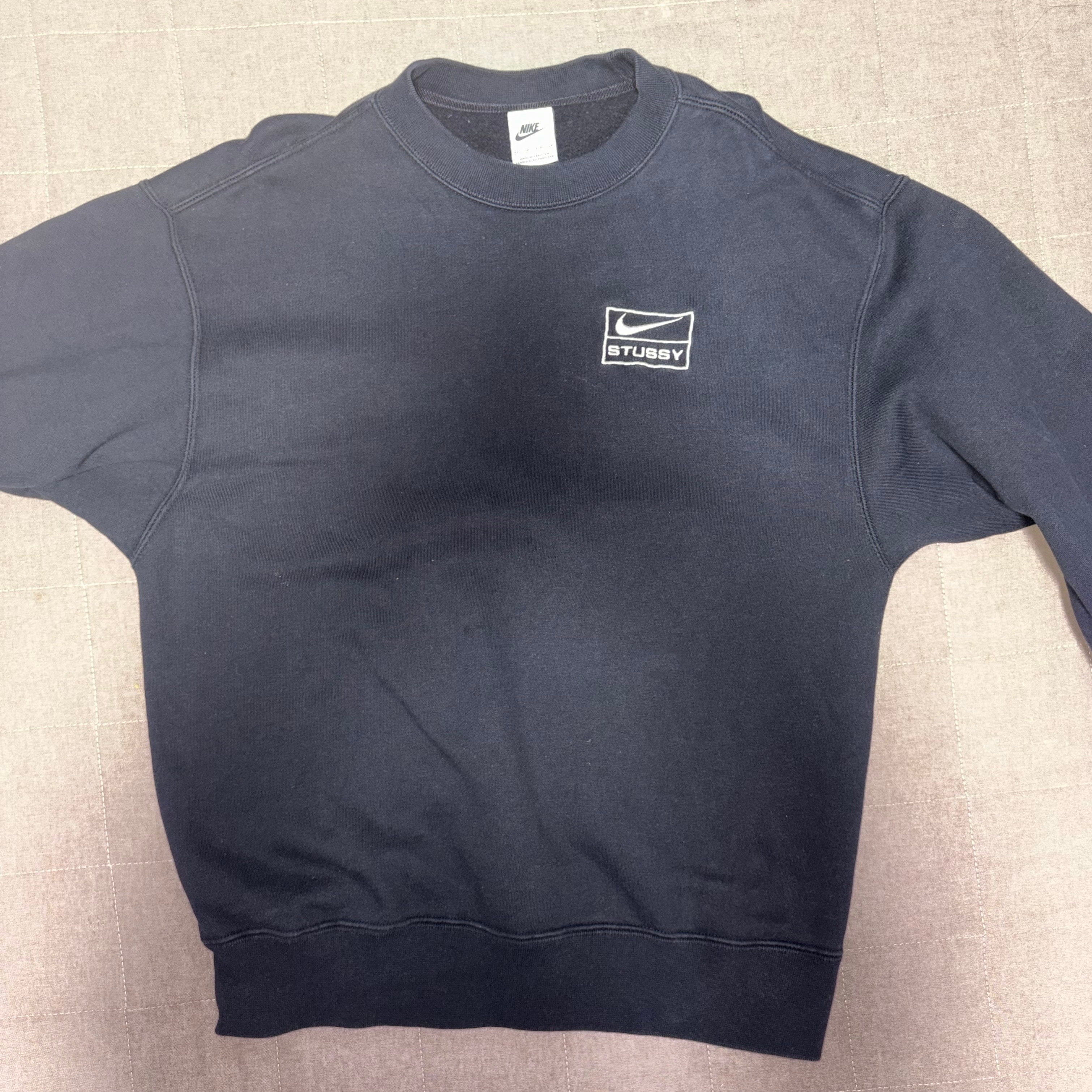 Stussy x Nike Wash Crew (US Size) "Black" DO5310-010