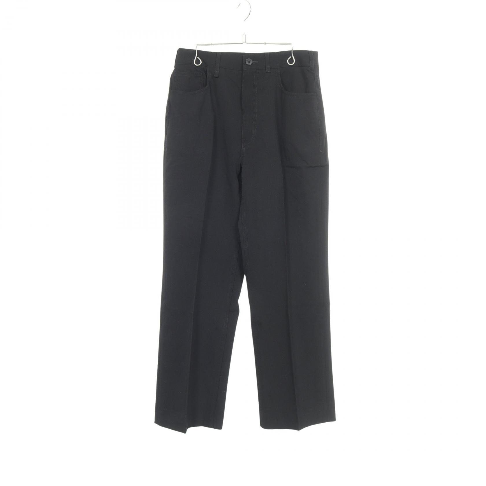 バレンシアガ BALENCIAGA パンツ 衣料品 ボトムス ウール メンズ ブラック系 672350 【中古】