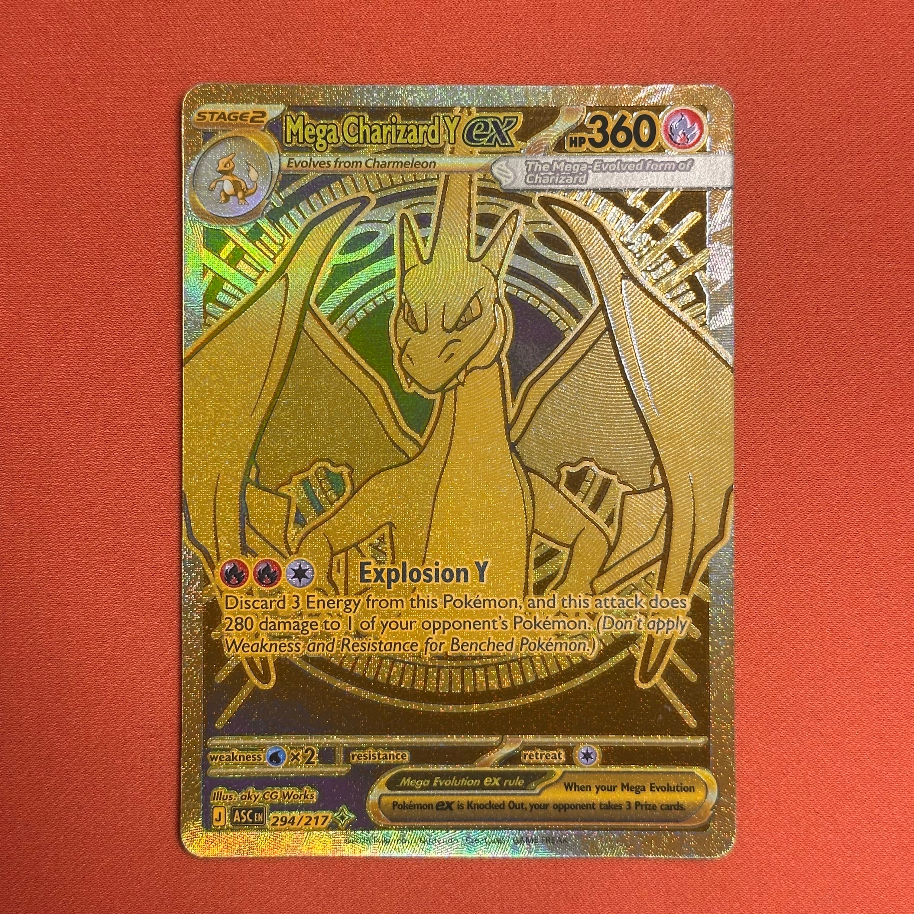 メガリザードンYex MHR [ASC 294/217]【英語版】(メガエボリューション「アセンデッド ヒーローズ」)