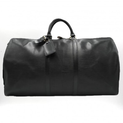 LOUIS VUITTON(ルイヴィトン)キーポル55 ヴィンテージ ボストンバッグ 旅行バッグ エピ ブラック レザー M42942【中古】
