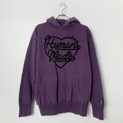 HUMAN MADE Heart Tsuriami Hoodie "Purple"
