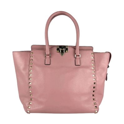 ヴァレンティノ ガラヴァーニ Valentino Garavani ハンドバッグ ショルダーバッグ レザー ピンク レディース【中古】 z6619