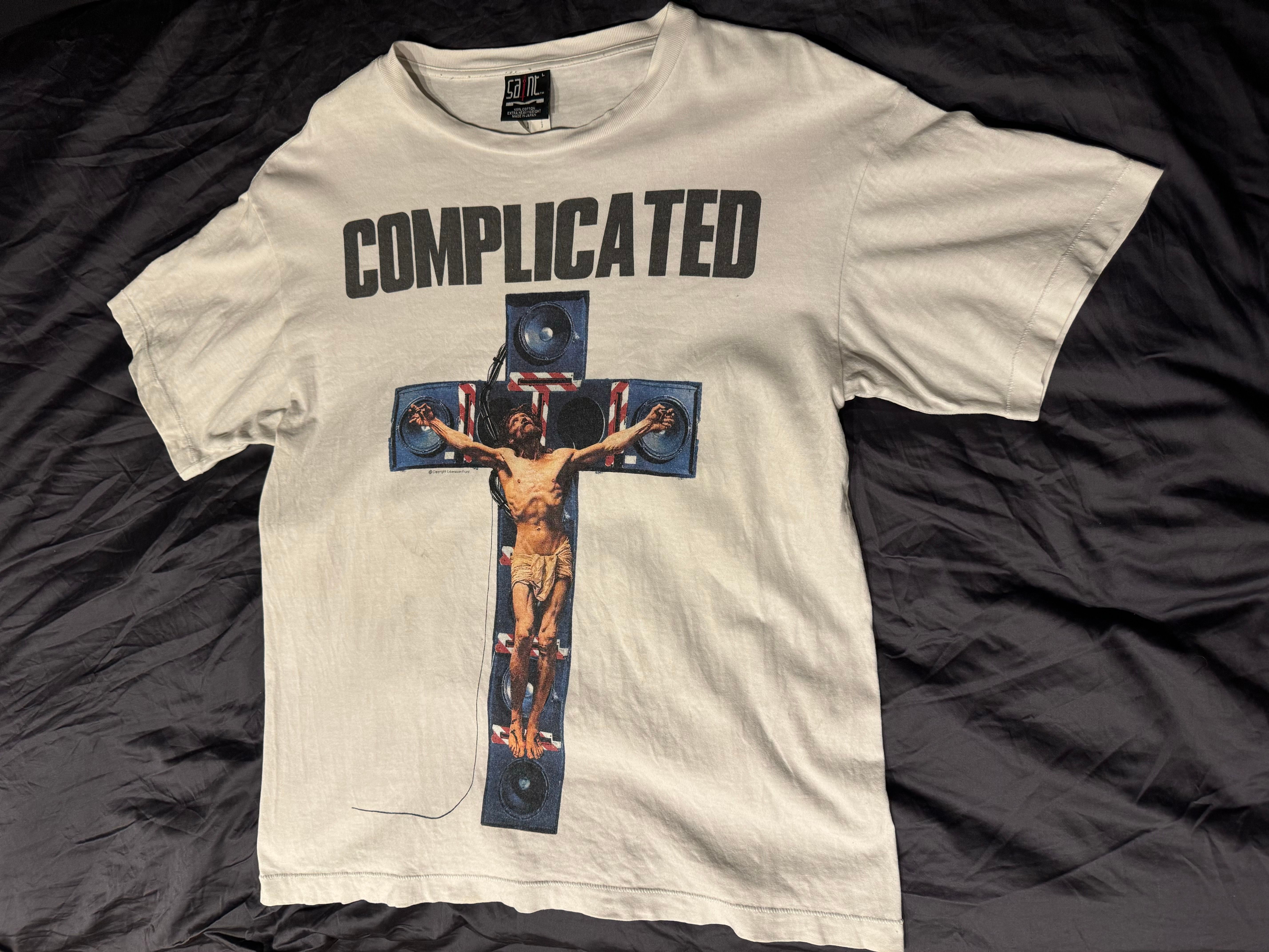 SAINT Mxxxxxx x Kosuke Kawamura KK_SS Tee/Complicated "White"