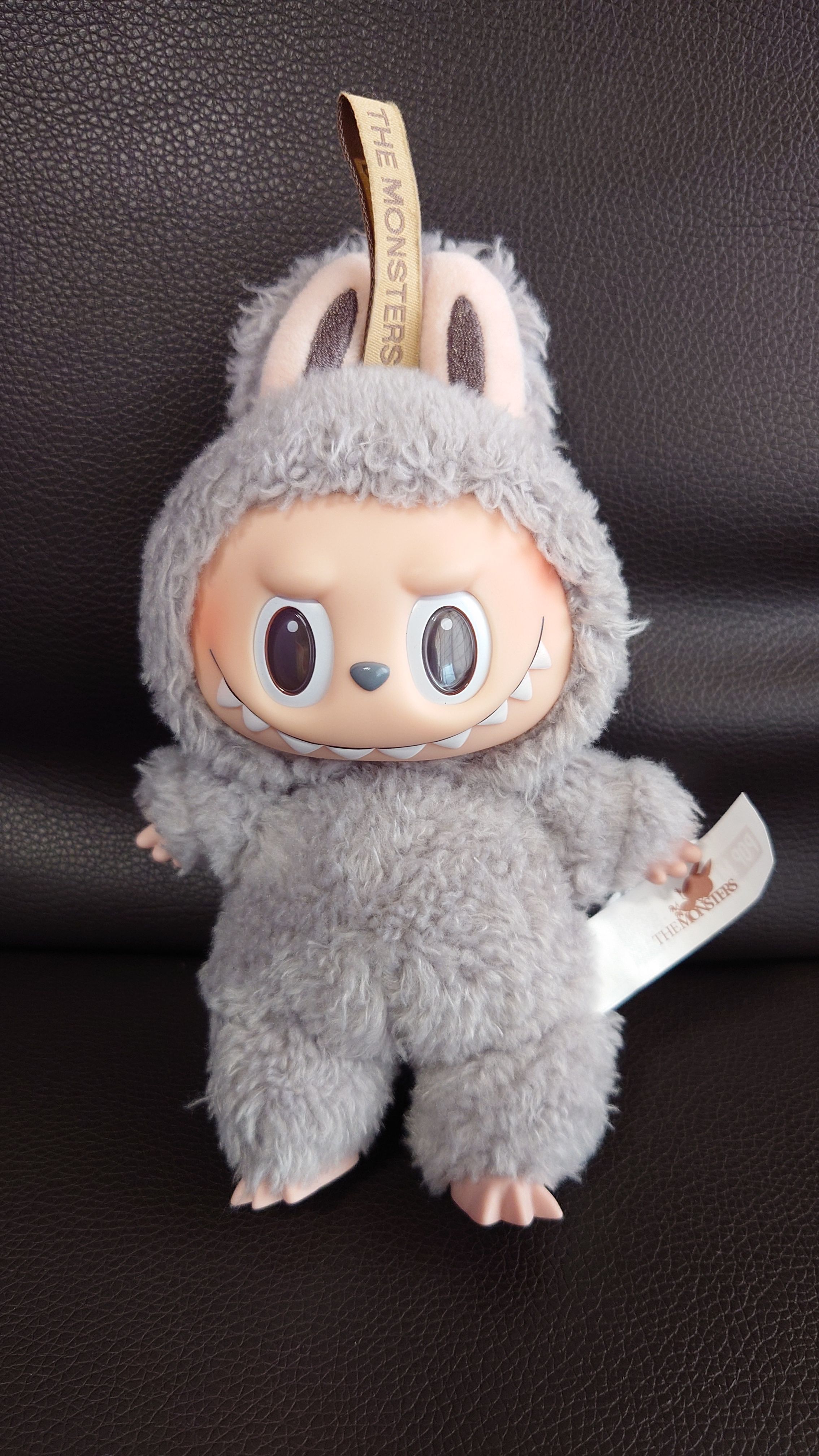 POP MART THE MONSTERS (LABUBU) Exciting Macaron Plush Series SESAME BEAN