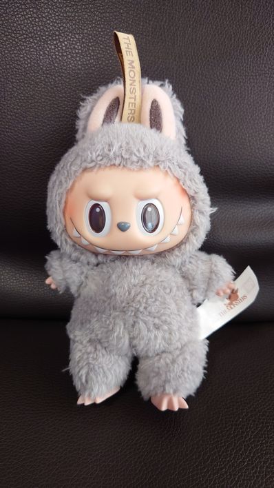 POP MART THE MONSTERS (LABUBU) Exciting Macaron Plush Series SESAME BEAN