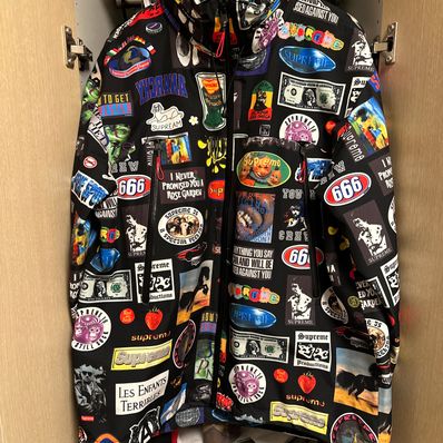 Supreme GORE-TEX Stickers Shell Jacket "Black"