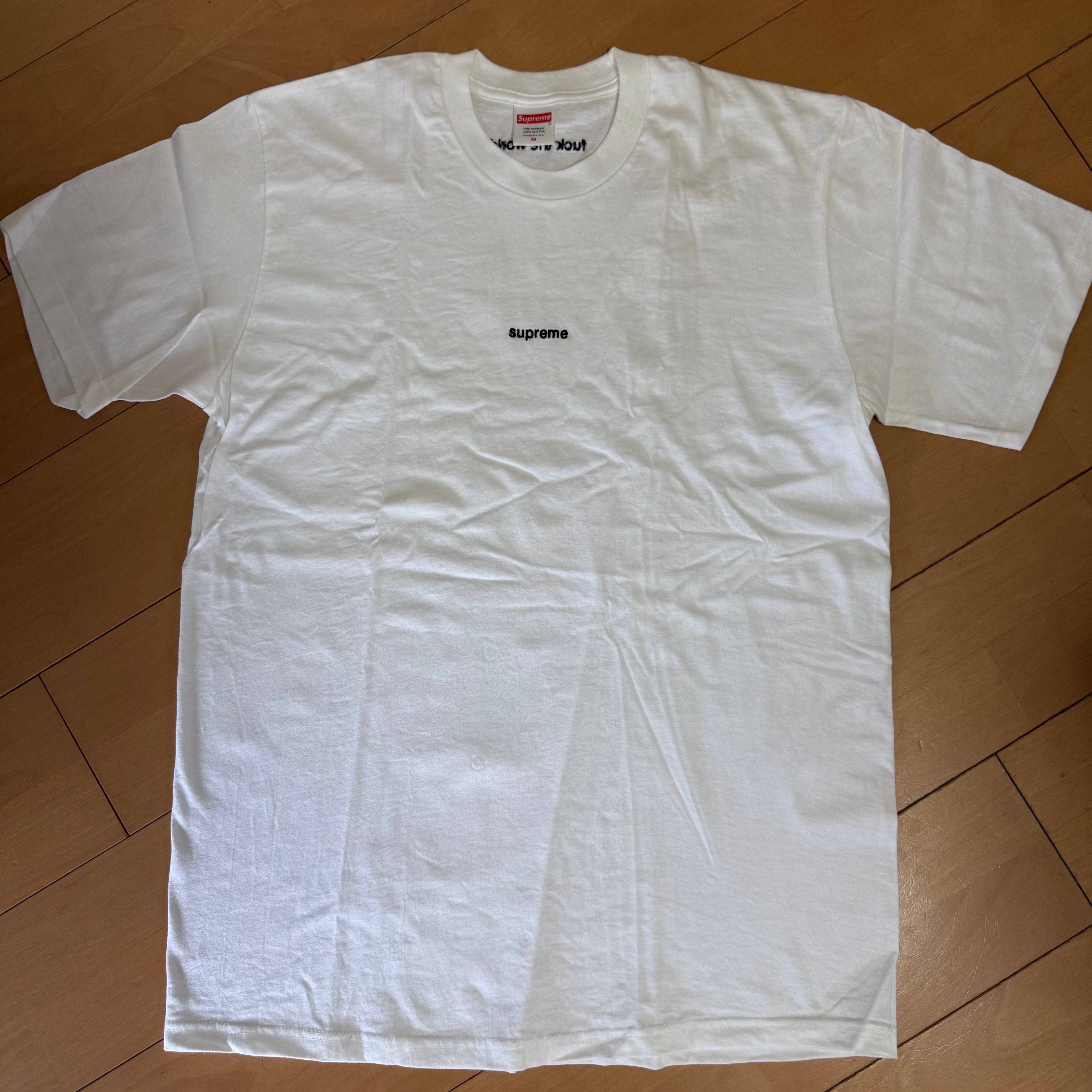 supreme Tシャツ fuck the world 
