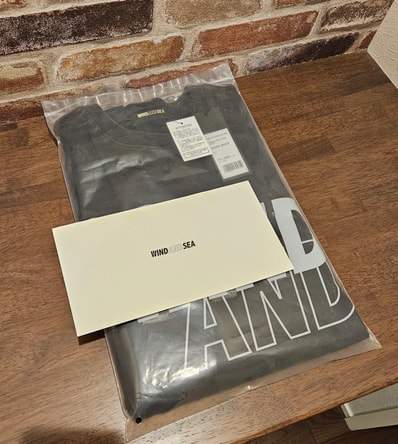 WIND AND SEA SEA (P-Dye) L/S Tee "Black White"