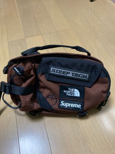 Supreme x The North Face Steep Tech Waist Bag "Brown" NM82291I / NF0A82YW