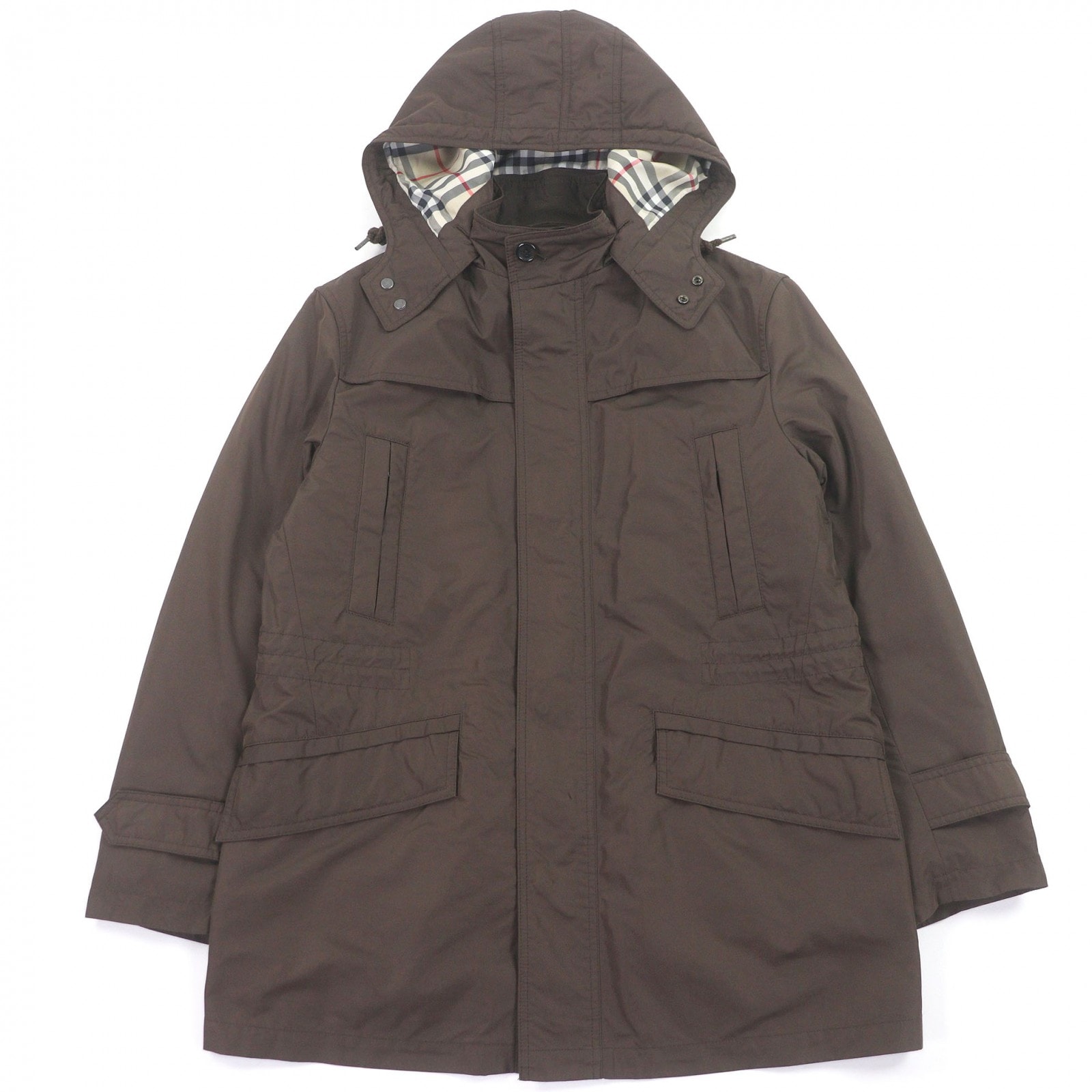 美品 バーバリーロンドン コート ブラウン メンズ M