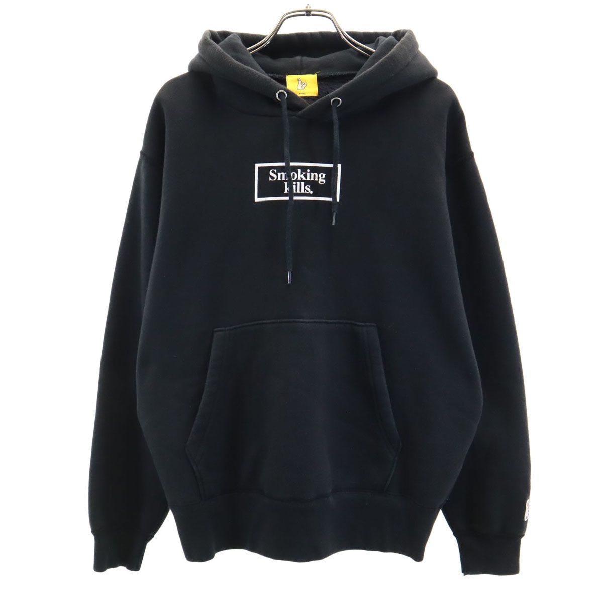 FR2 エフアールツー Smoking Kills 長袖 スウェットパーカー M ブラック 裏起毛