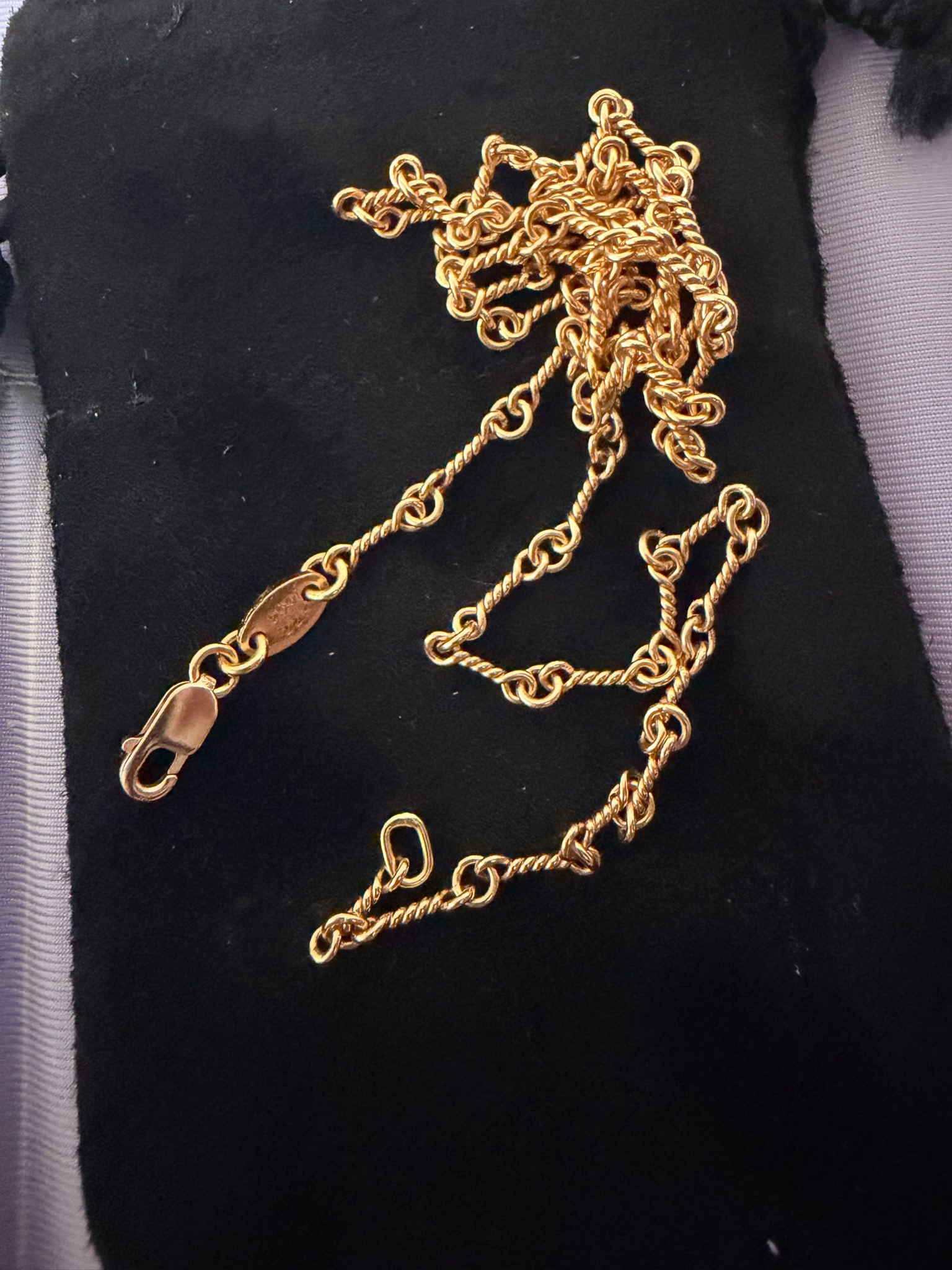 Chrome Hearts 22K Twist Chain Necklace "Yellow Gold"