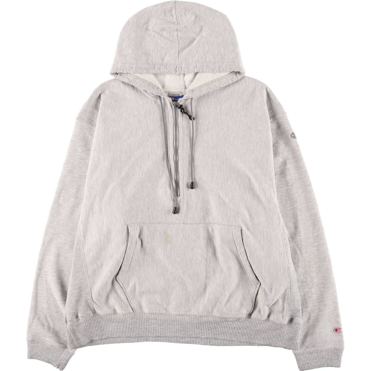 古着 チャンピオン Champion AUTHENTIC ATHLETIC APPAREL スウェットハーフジップパーカー メンズXL相当/eaa589096