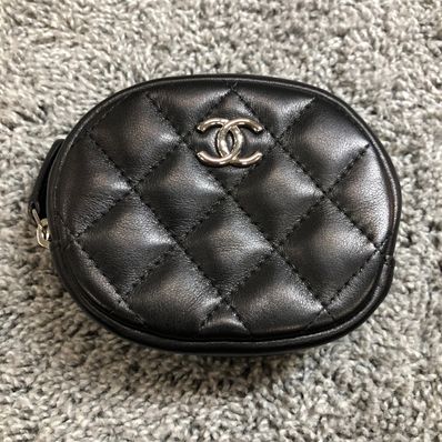 CHANEL Matelasse Coin Case "Black"