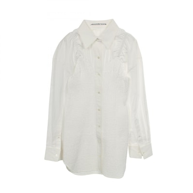 アレキサンダーワン alexanderwang ワンピース 衣料品 トップス コットン レディース ホワイト系 【中古】