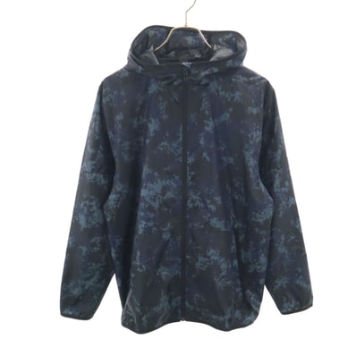 adidas アディダス フード ジップジャケット S ブルー系