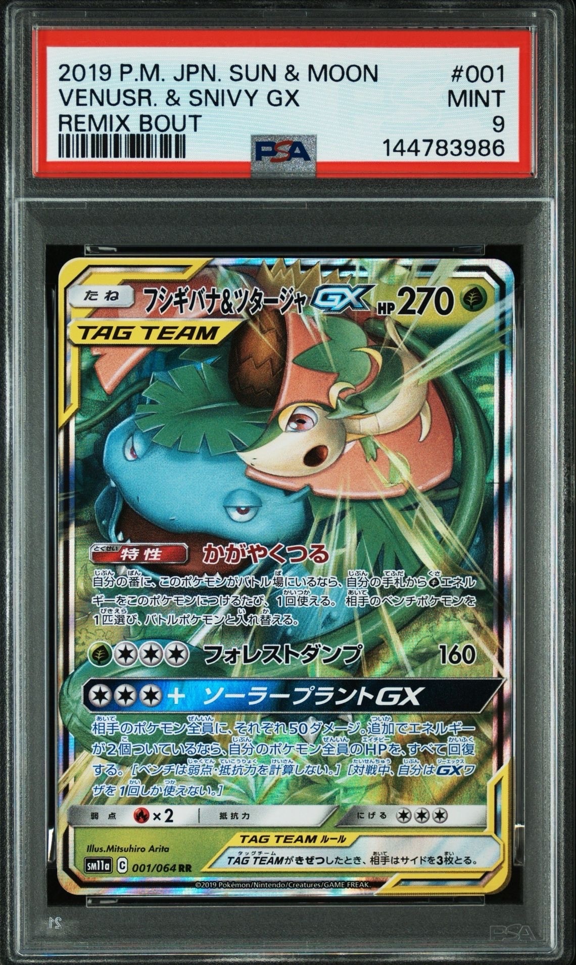 な*み様 ARS 10 フシギバナ＆ツタージャGX SR SM11a リミックス フシギバナ＆ツタージャGX HR SM11a リミックスバウト 074/064 - メルカリ