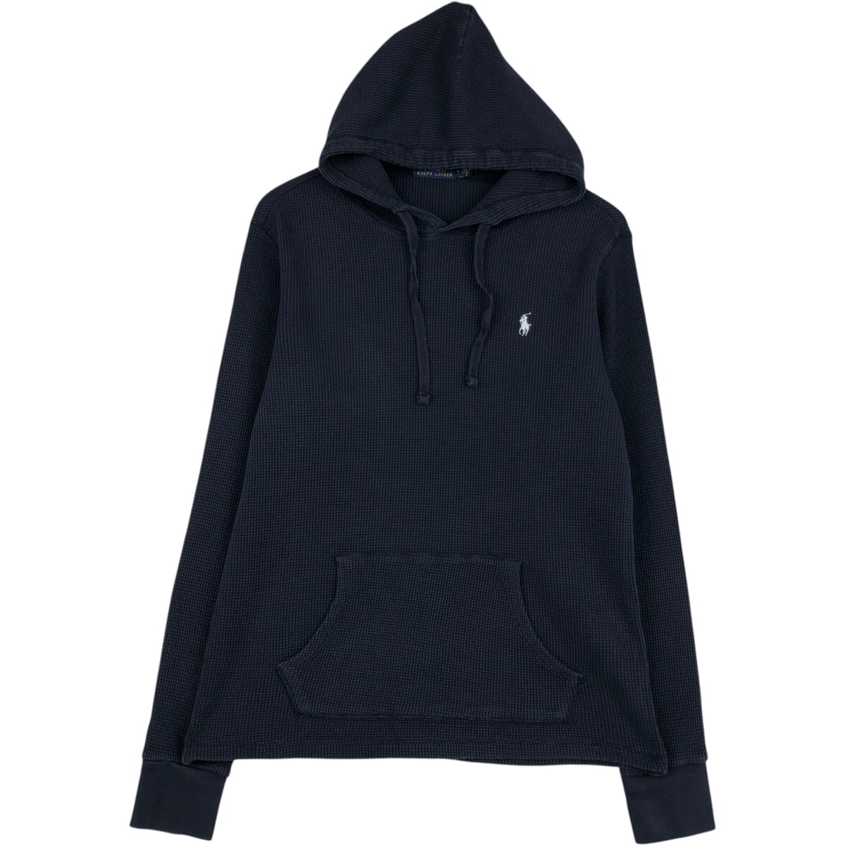 古着 ラルフローレン Ralph Lauren POLO RALPH LAUREN フード付き サーマルロンT ワッフル メンズM相当/eaa620036