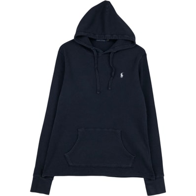 古着 ラルフローレン Ralph Lauren POLO RALPH LAUREN フード付き サーマルロンT ワッフル メンズM相当/eaa620036