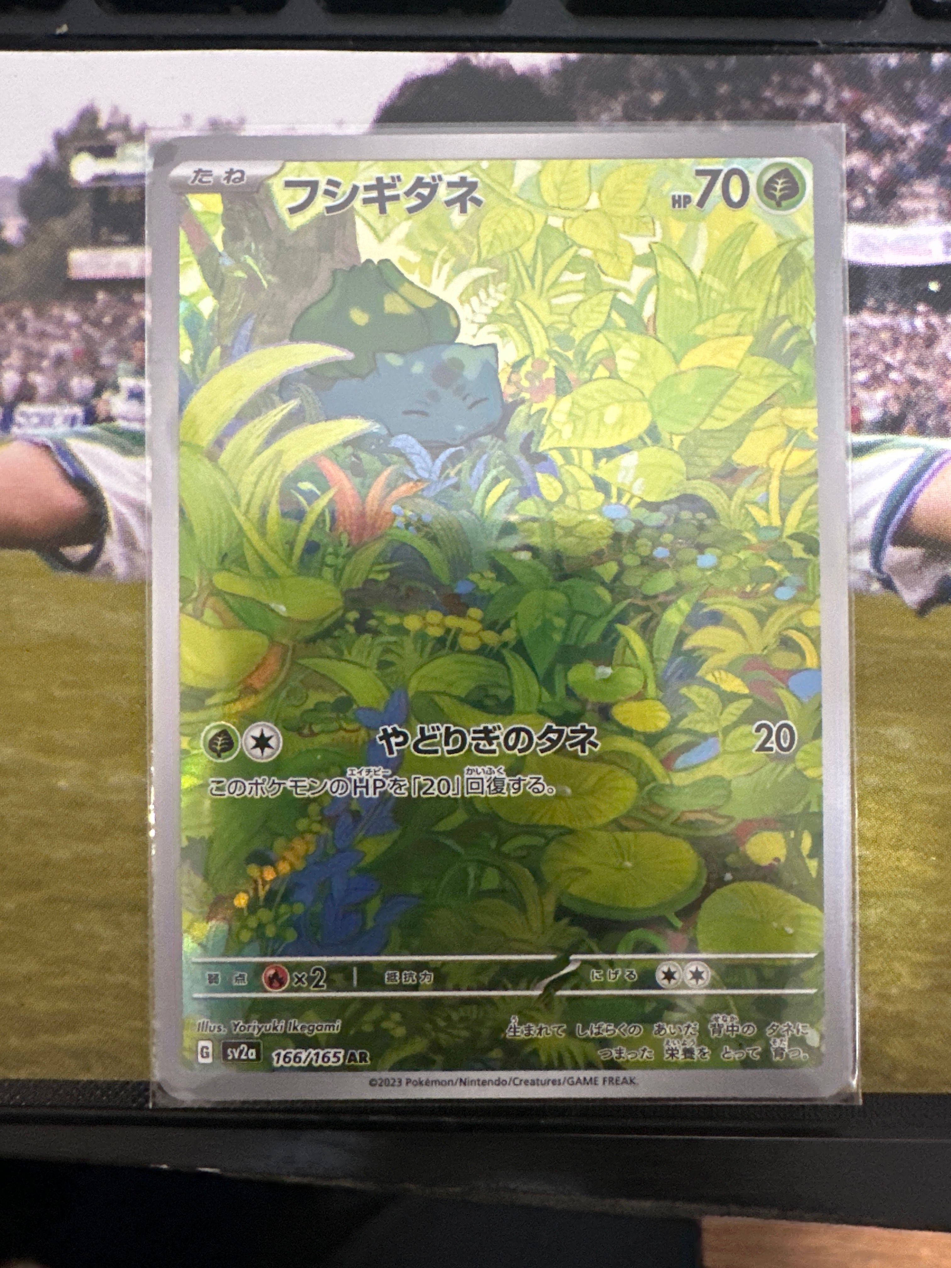 フシギダネ AR[SV2a 166/165](強化拡張パック「ポケモンカード151」)