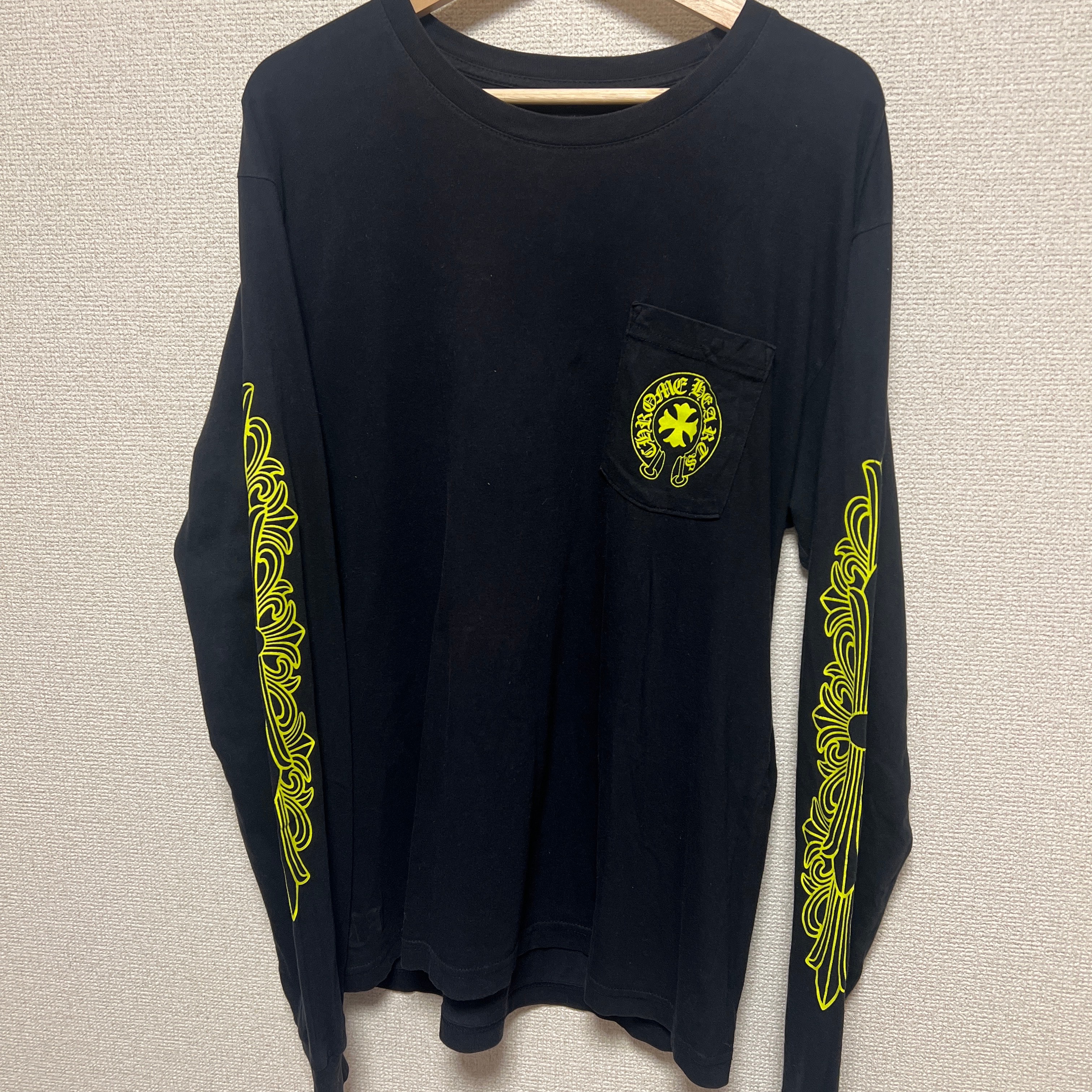 Chrome Hearts Made In Hollywood L/S T-Shirt "Black/Yellow"
