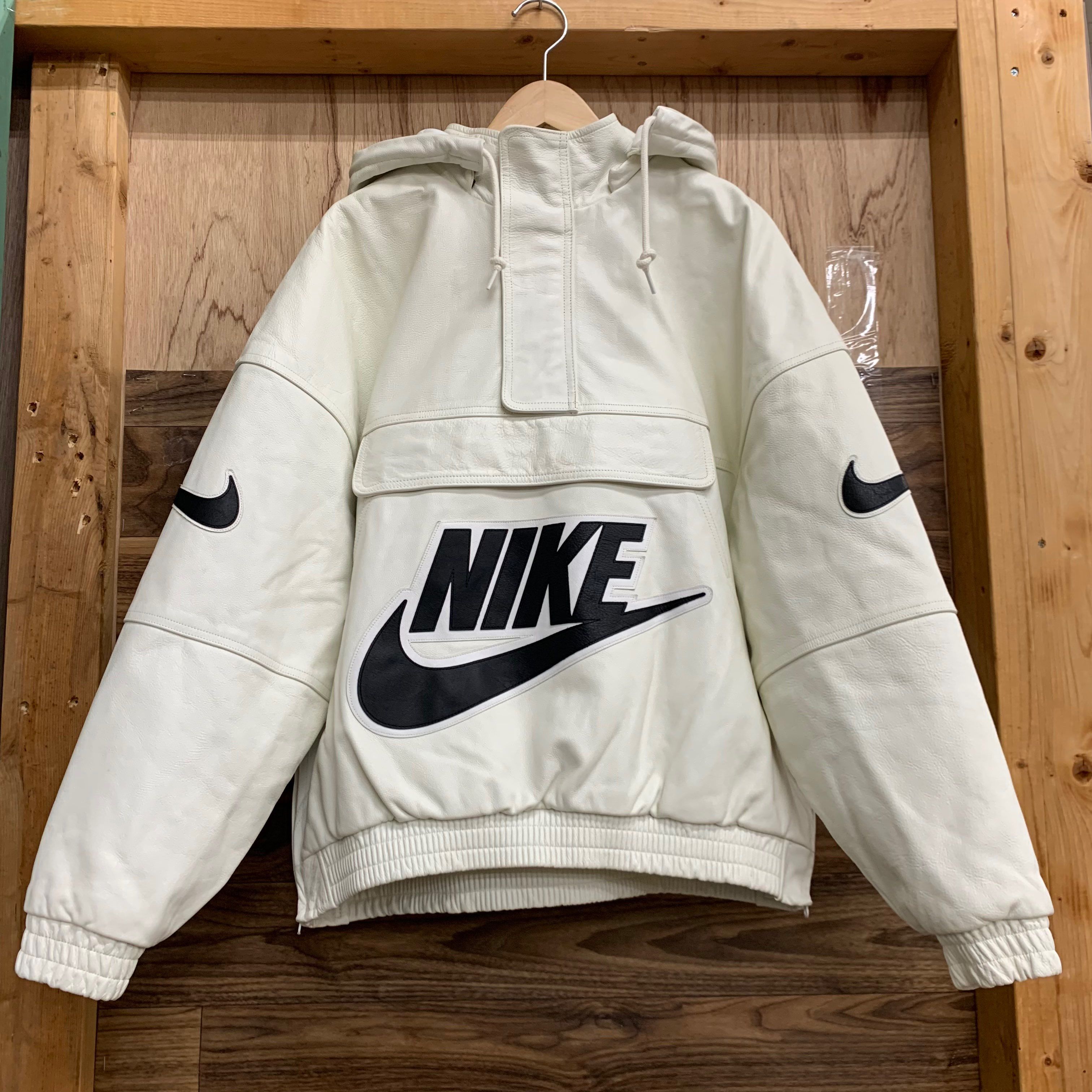 Supreme / Nike® Leather Anorak "White"