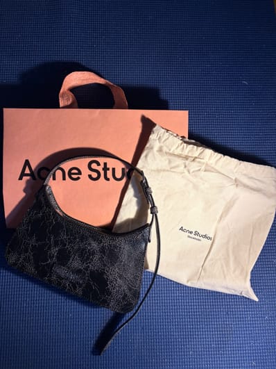 Acne Studios Platt Micro Shoulder Bag "Black"
