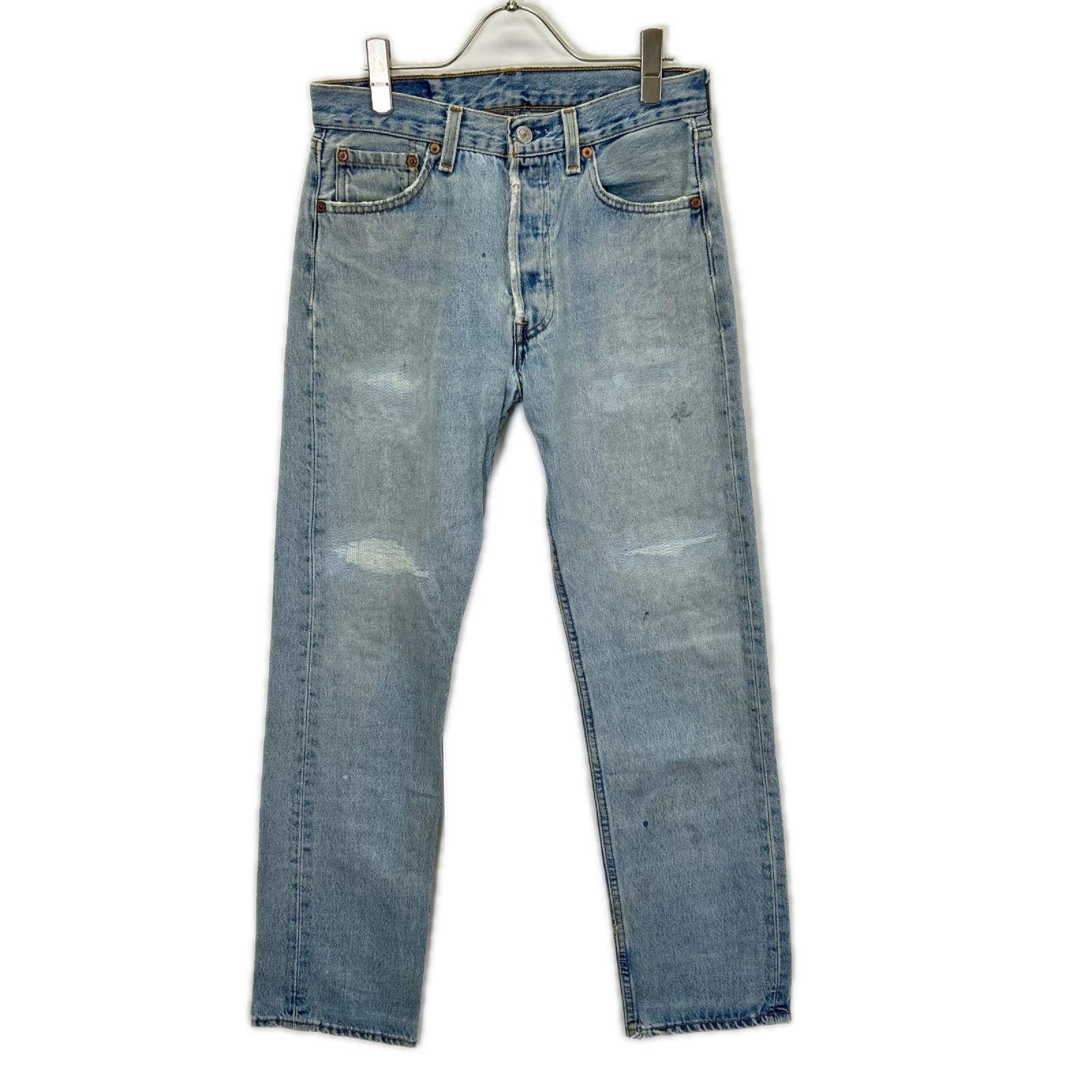 Levi's 501 Button-Fly Straight Jeans "Medium Stonewash"