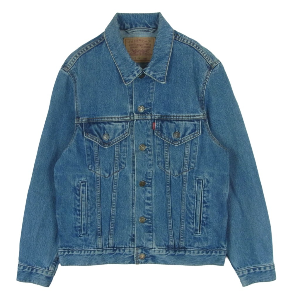 Levi's リーバイス 98年製 ボタン裏刻印 70503 クロアチア製 トラッカー デニム ジャケット インディゴブルー系 S【中古】