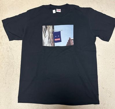 Supreme Banner Tee "Black"
