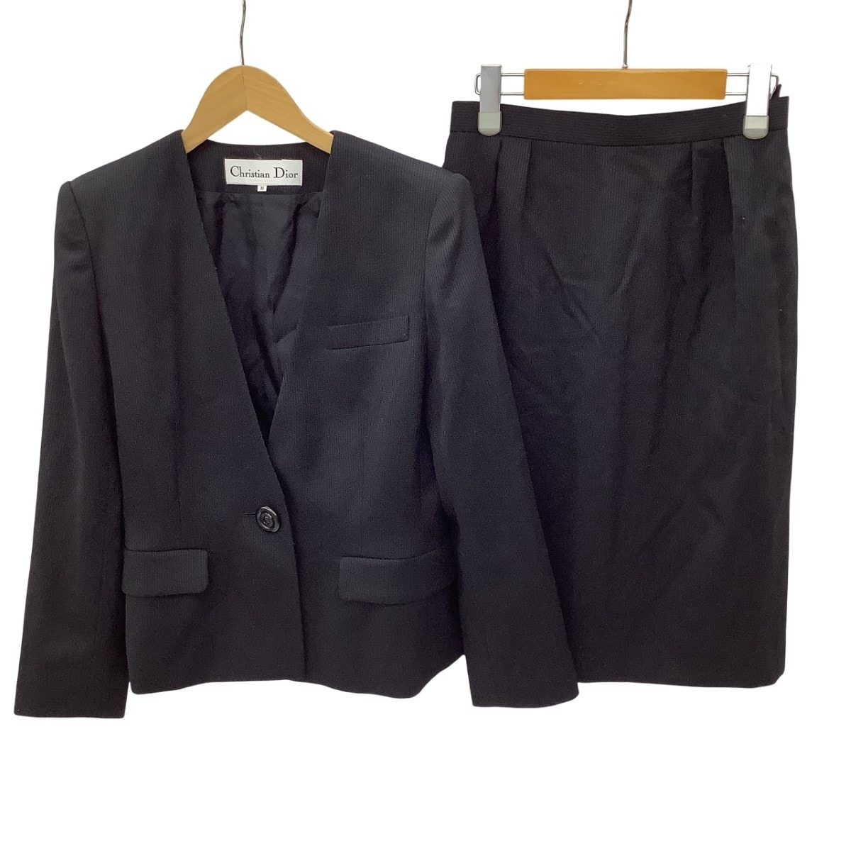 Christian Dior クリスチャンディオール レディース セットアップ スカート スーツ SIZE 9AR FW2Y09180 ブラック
