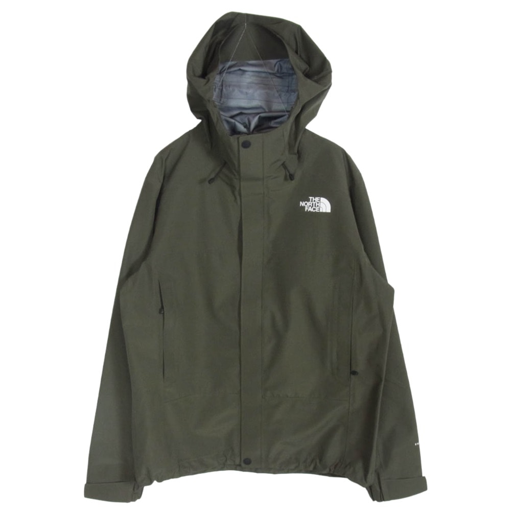 THE NORTH FACE ノースフェイス NP12114 FL DRIZZLE JACKET フューチャーライト ジャケット マウンテンパーカー カーキ系 S【中古】