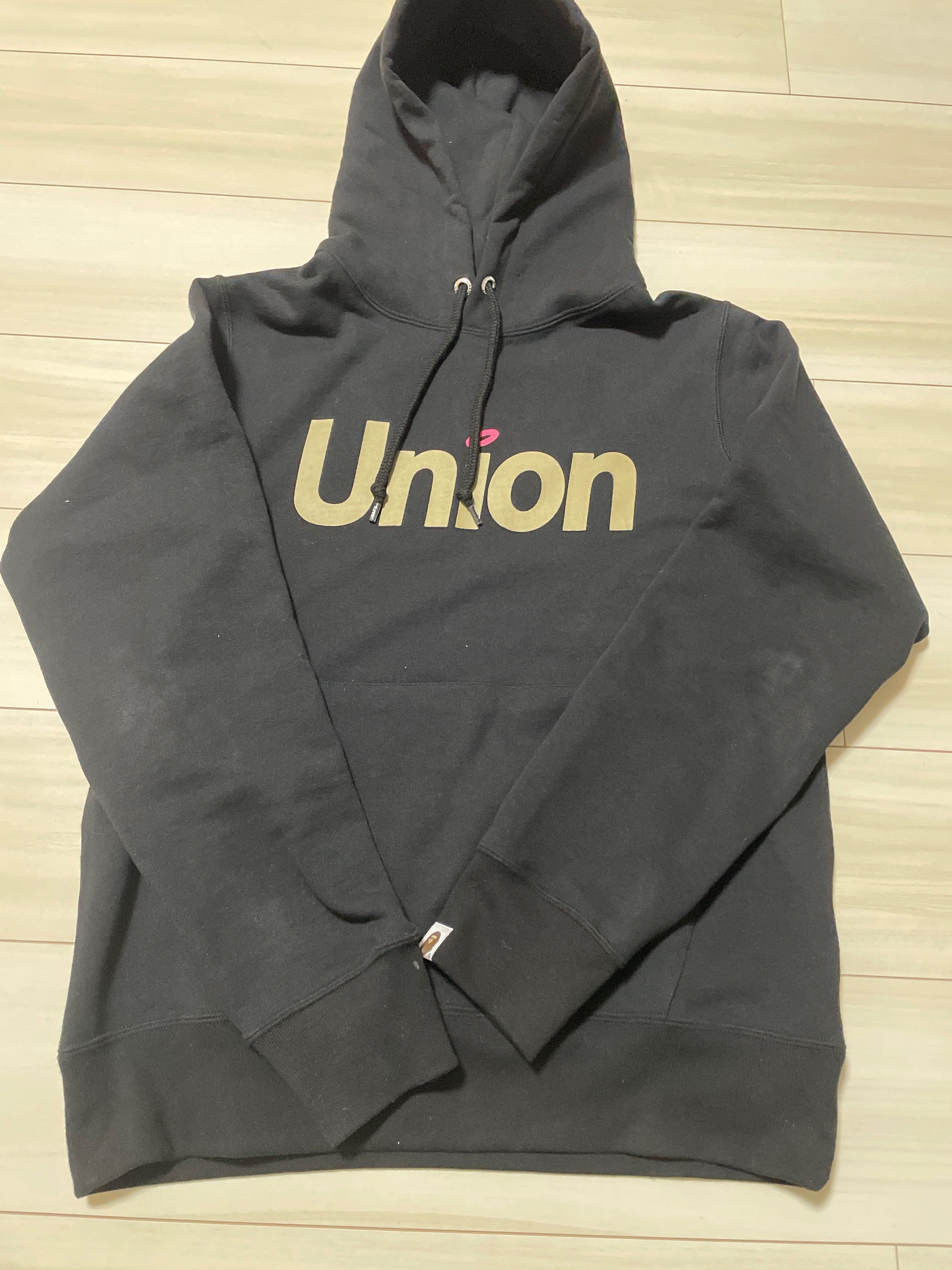 UNION BAPE® PULLOVER HOODIE "Black"