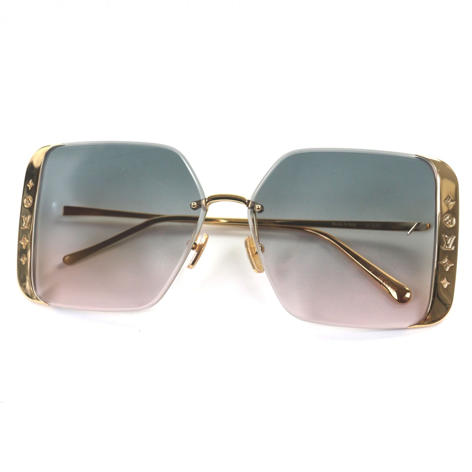 美品 ルイヴィトン サングラス・LV ムーン・メタル スクエア Z1994U