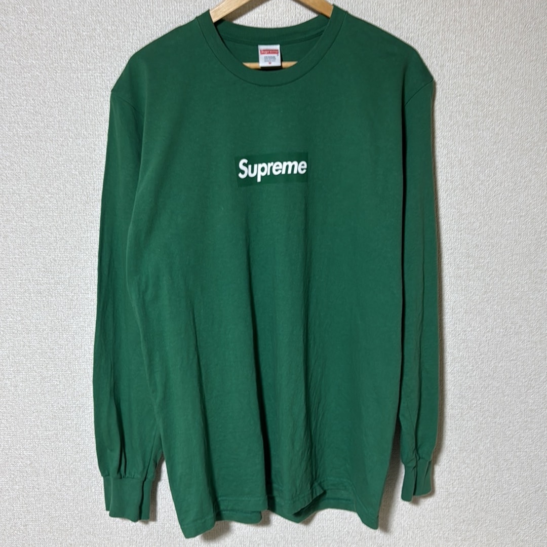 Supreme Box Logo L/S Tee "Green"