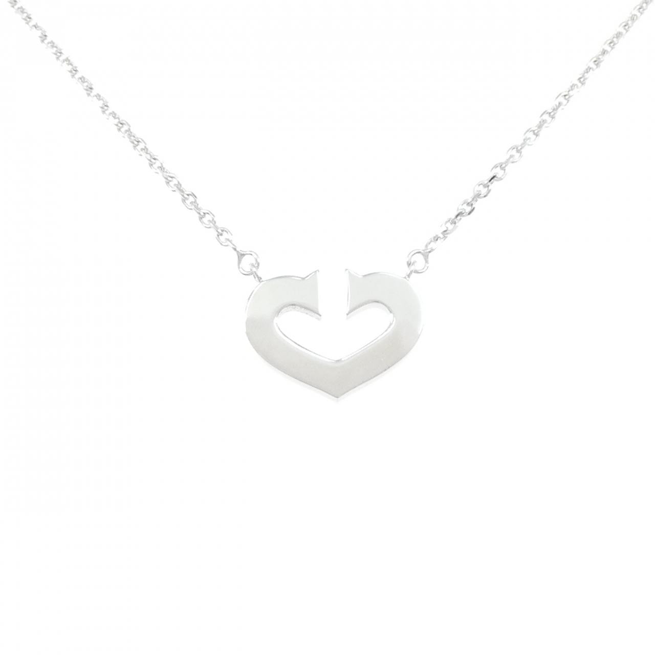 カルティエ Cハート ネックレス