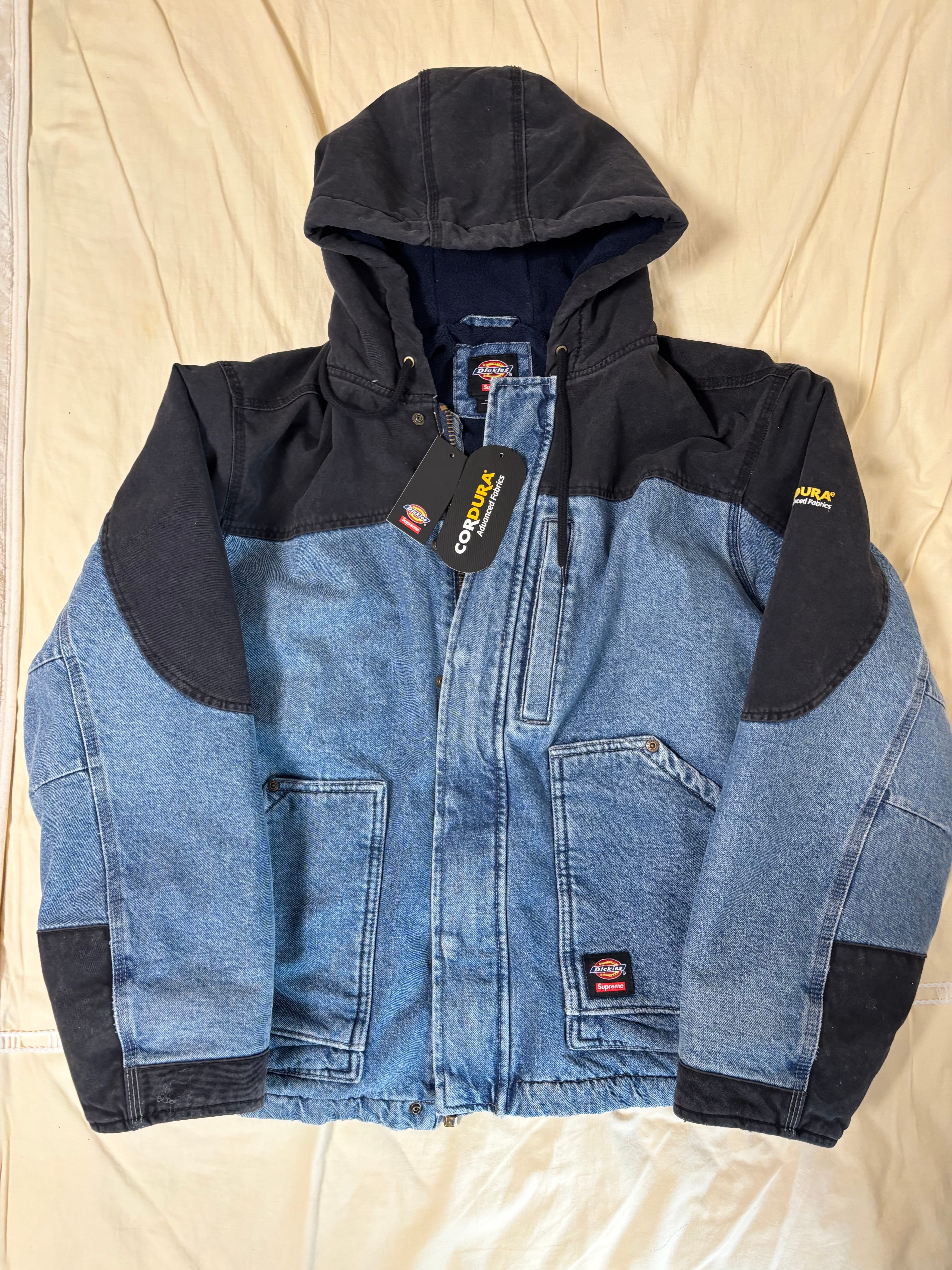 Supreme x Dickies Cordura Hooded Work Jacket "Denim"