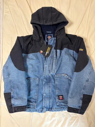 Supreme x Dickies Cordura Hooded Work Jacket "Denim"