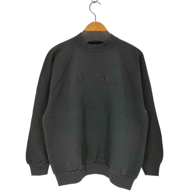 90-00S 刺繍デザインバックプリントクルーネックスウェット【1140924443855】