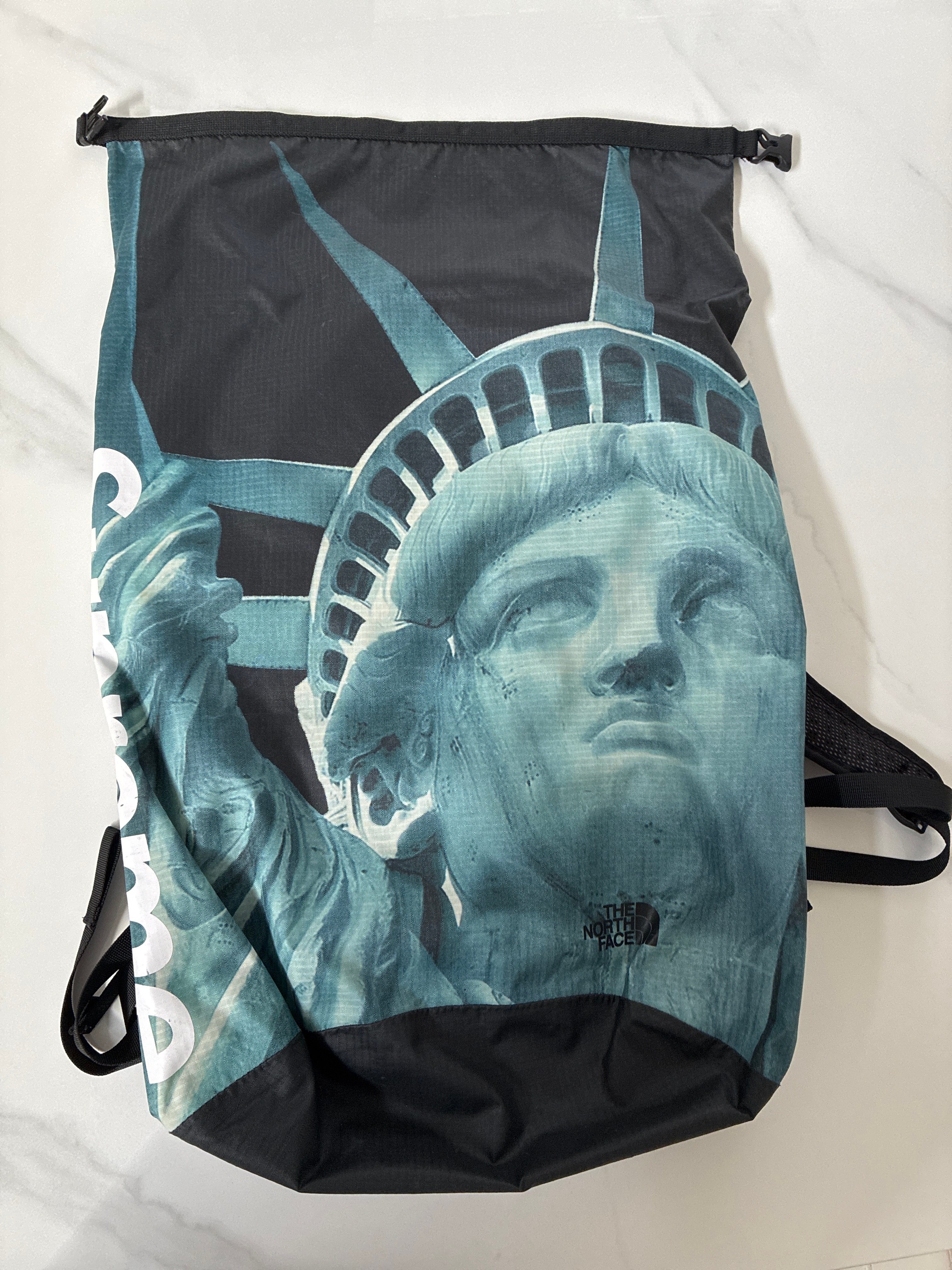 Supreme x The North Face Statue of Liberty Waterproof Backpack "Black"