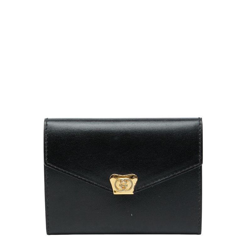 グッチ - 手帳カバー 031 379 4328 ブラック レザー レディース GUCCI 【中古】
