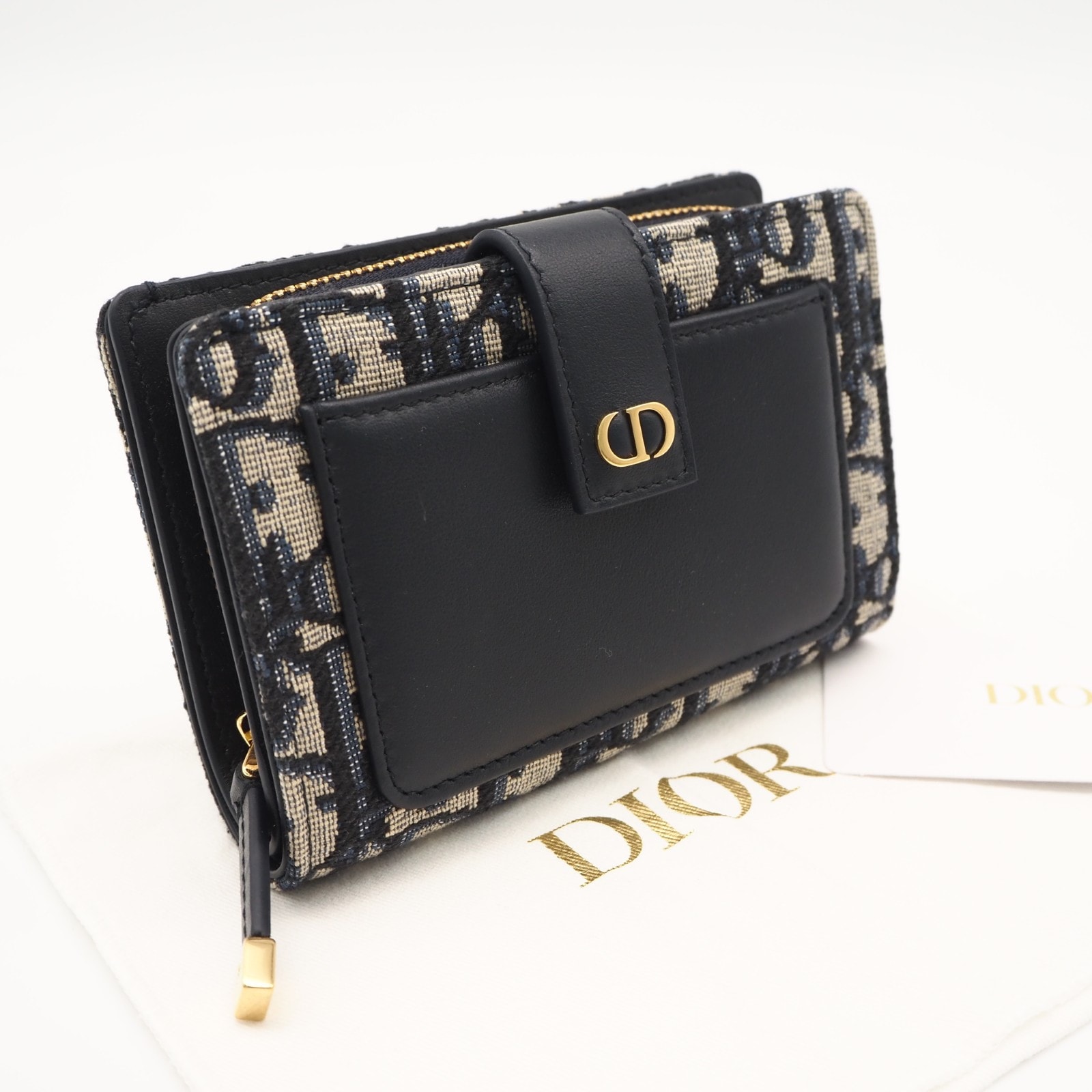 DIOR 限定 ディオール ラージ サドル ジップ ウォレット 