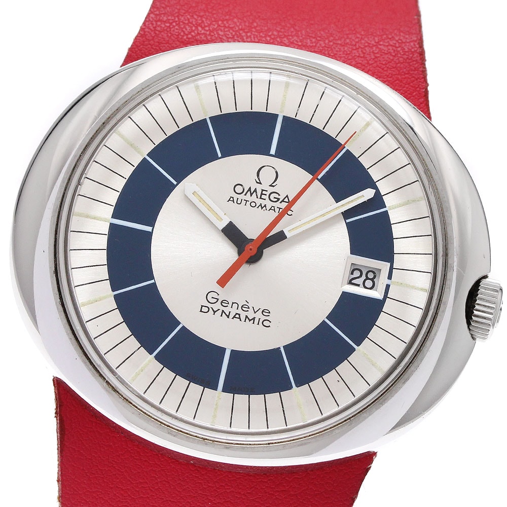 オメガ ジュネーブ ダイナミック デイト TOOL107 メンズ 【中古】