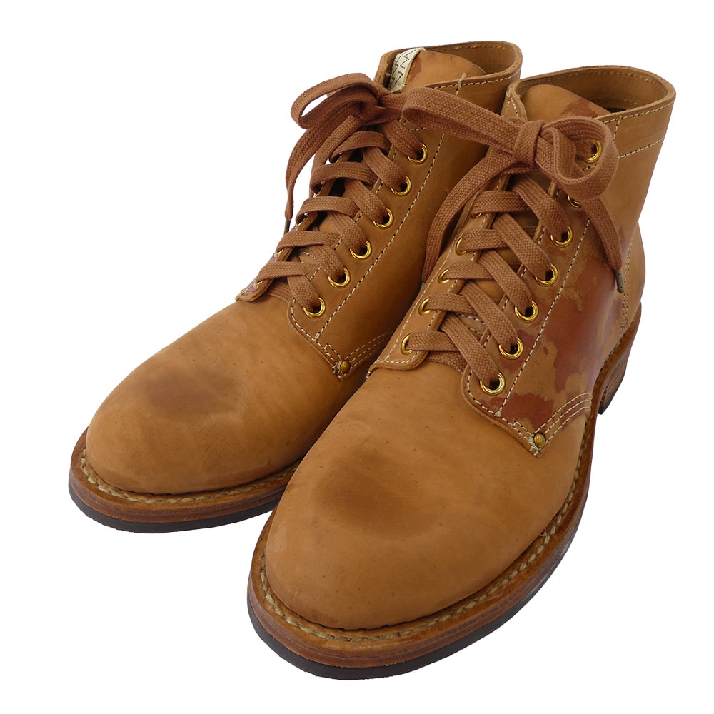 VISVIM ビズビム ブーツ 0124302002001 BRIGADIER BOOTS-FOLK レザー ブーツ フォーク ブラウン系 US9【極上美品】【中古】