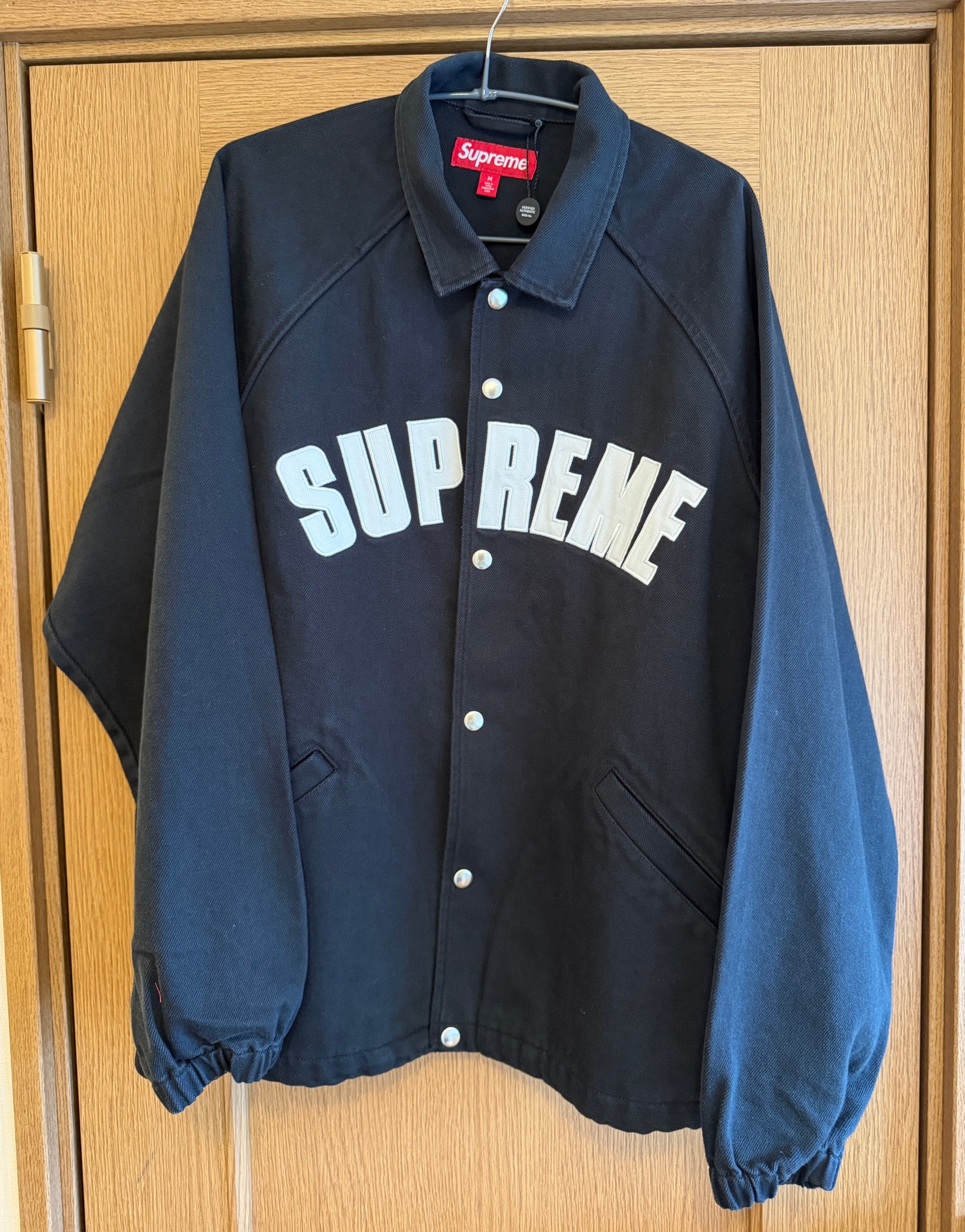 Supreme Arc Denim Coaches Jacket "Black"