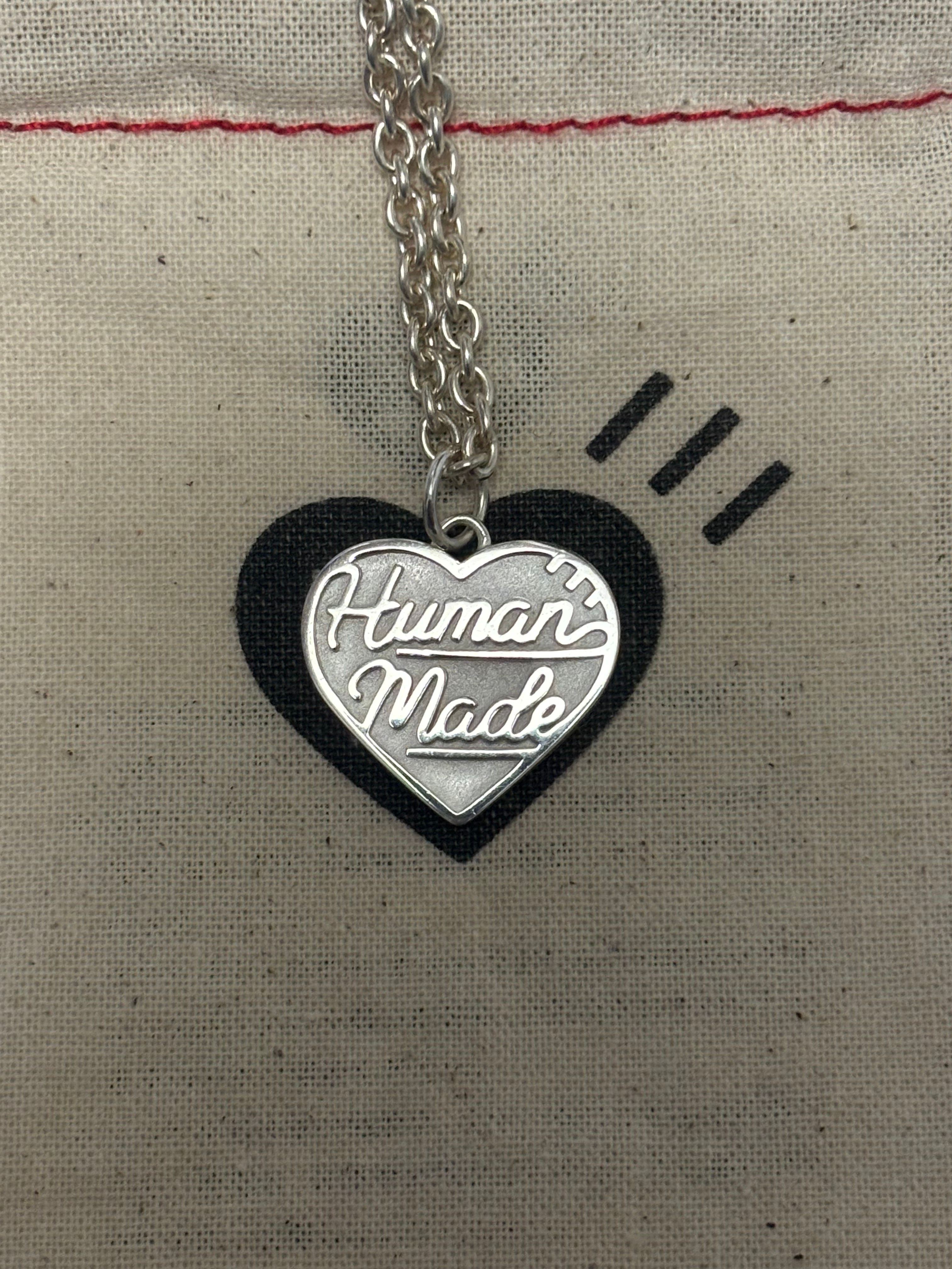 HUMAN MADE Heart Silver Necklace "Silver"