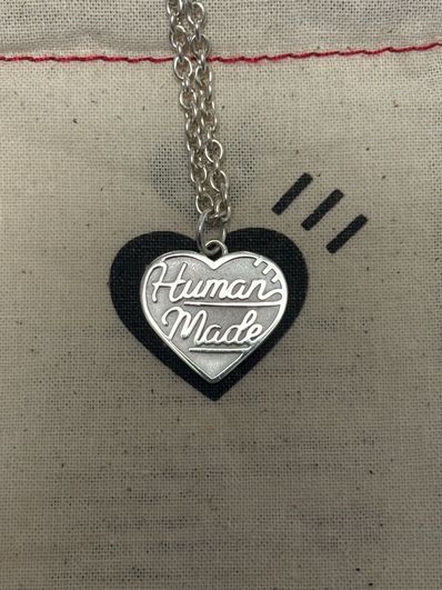 HUMAN MADE Heart Silver Necklace "Silver"