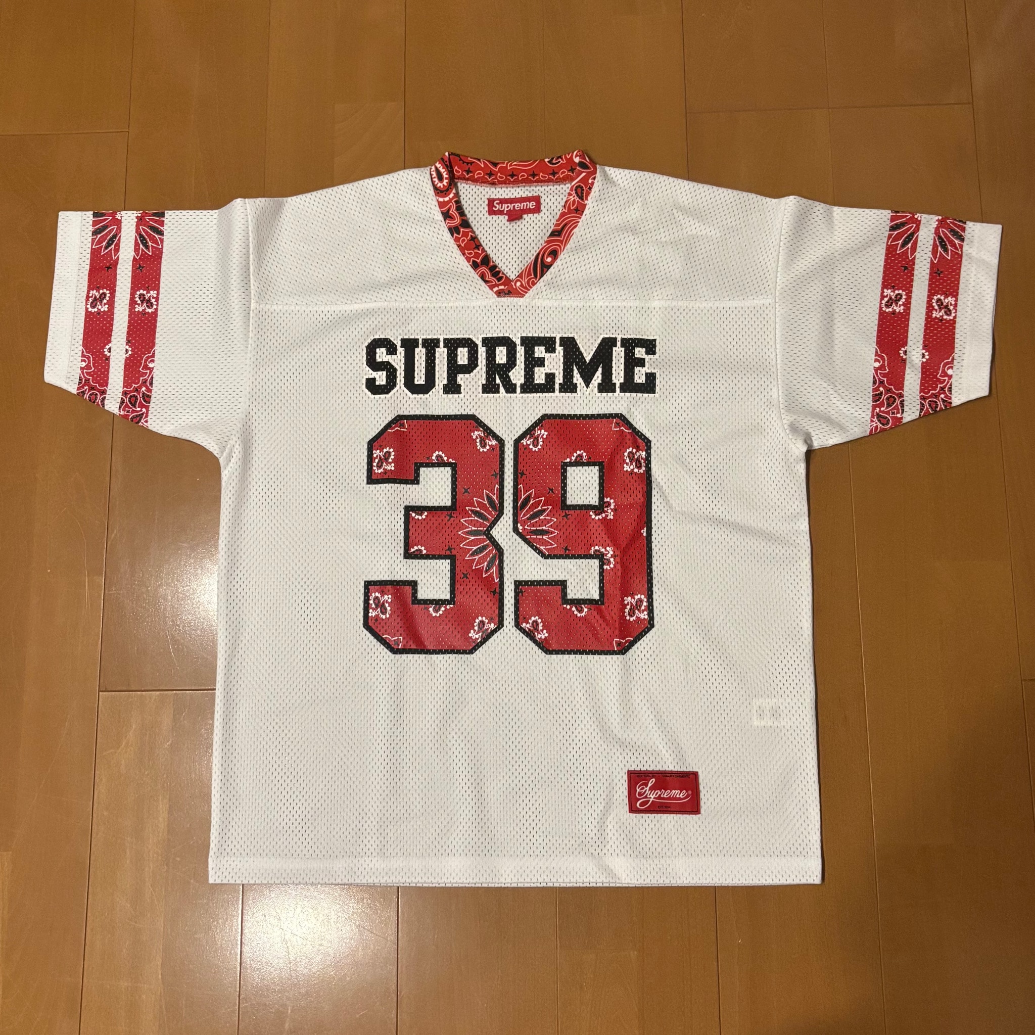 Supreme Bandana Football Jersey "White"