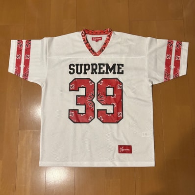 Supreme Bandana Football Jersey "White"