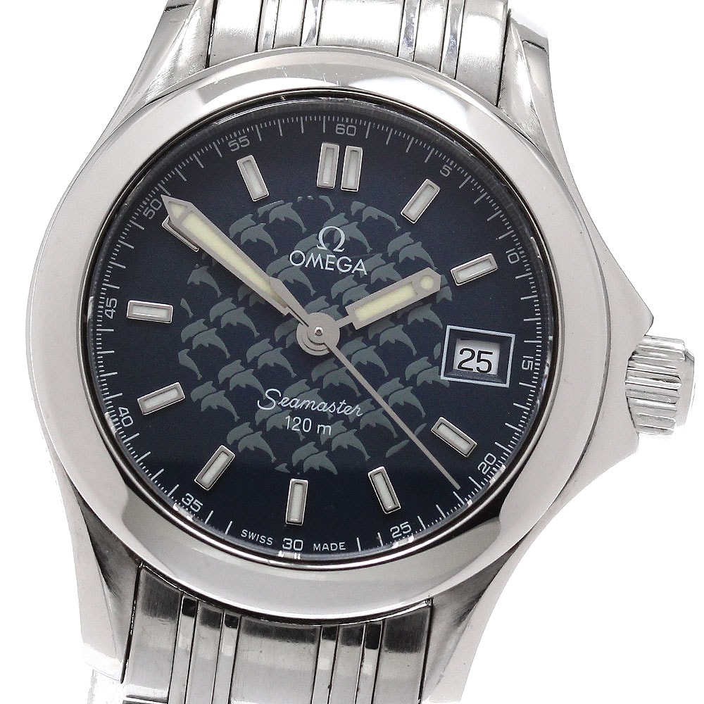 オメガ シーマスター120 ジャックマイヨール2002 レディース 【中古】